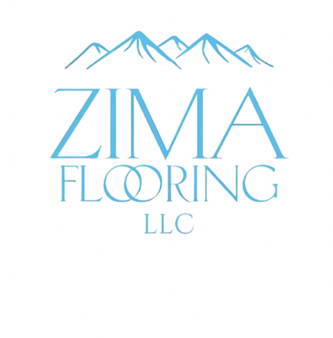 Zima Flooring LLC blue mountain logo